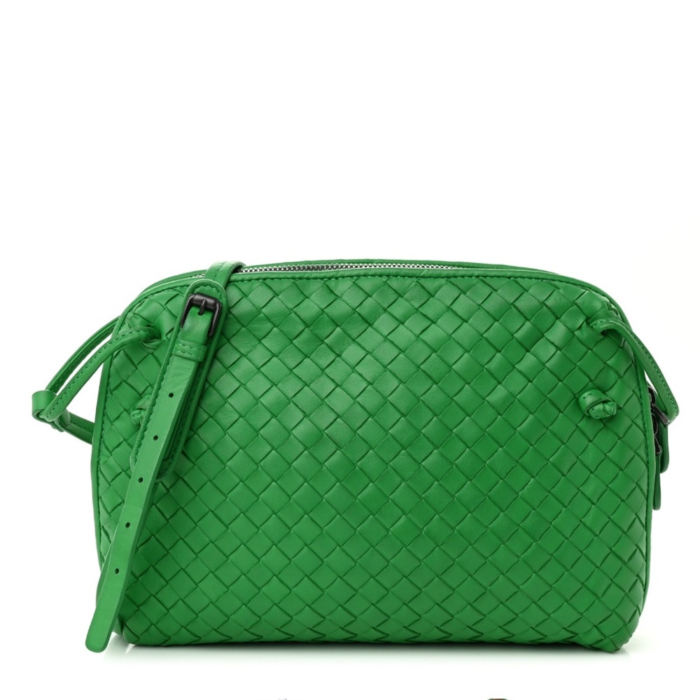 BOTTEGA VENETA  Nappa Intrecciato Nodini Crossbody bag